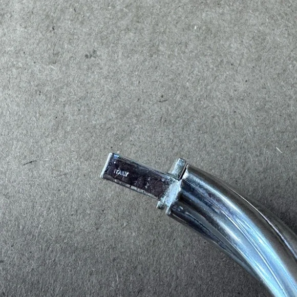 Silver Twist Bangle Bracelet Sterling 925